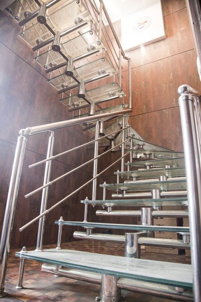 Custom Glass Stairs - 10