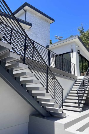 metal railings implemented in oakland