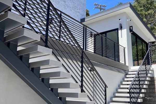 metal railings implemented in oakland